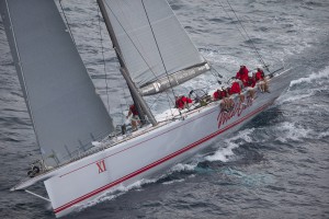 It will be a tough time overnight for Australian supermaxi, Wild Oats XI, as she sails through a large area of debris in the mid-Pacific while contesting the Transpac Race 2015.