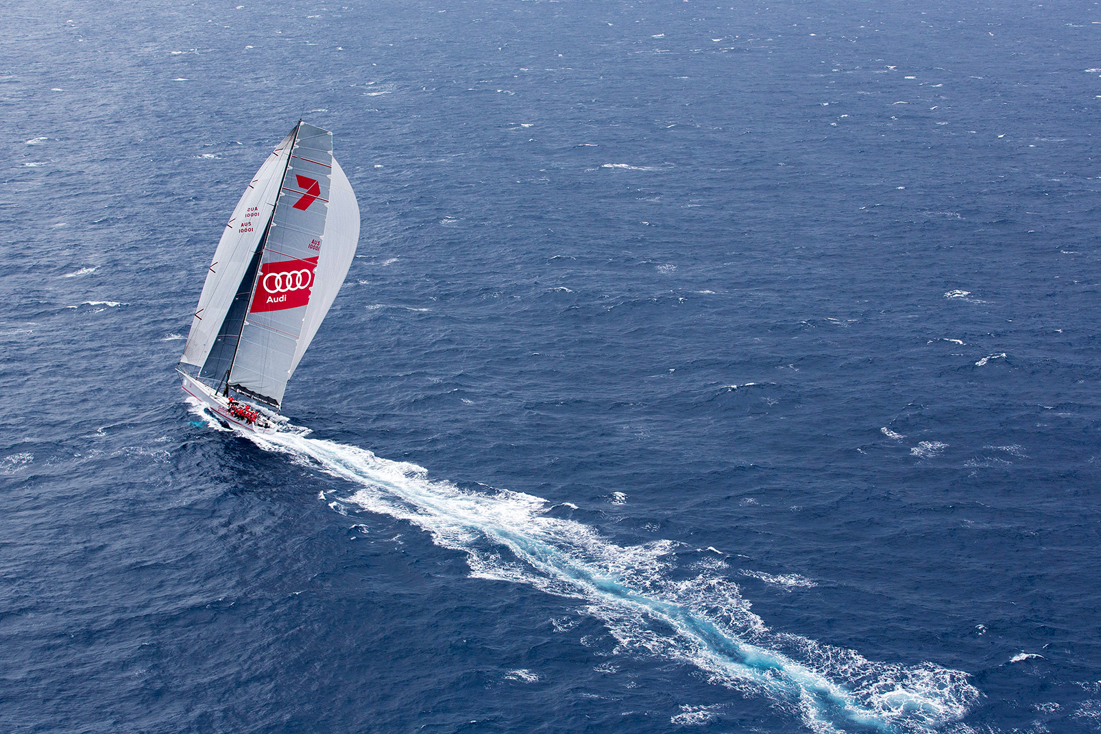 SUPERMAXI YACHT WILD OATS XI  STRUCK BY LIGHTNING ON EVE OF  ROLEX SYDNEY TO HOBART YACHT RACE